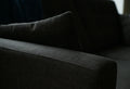 grayscale photography of sofa